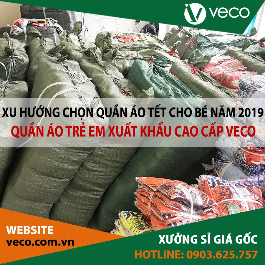 Xu hướng chọn quần áo Tết cho bé năm 2019 là kinh doanh quần áo trẻ em xuất khẩu cao cấp Veco